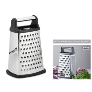 Rallador Acero Inoxidable Multiusos 4 Caras