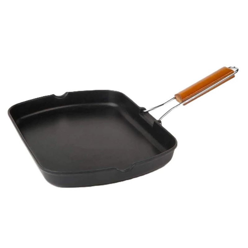 Sartenes Grill-Asadores Lisos Aluminio Fundido - Imagen 4