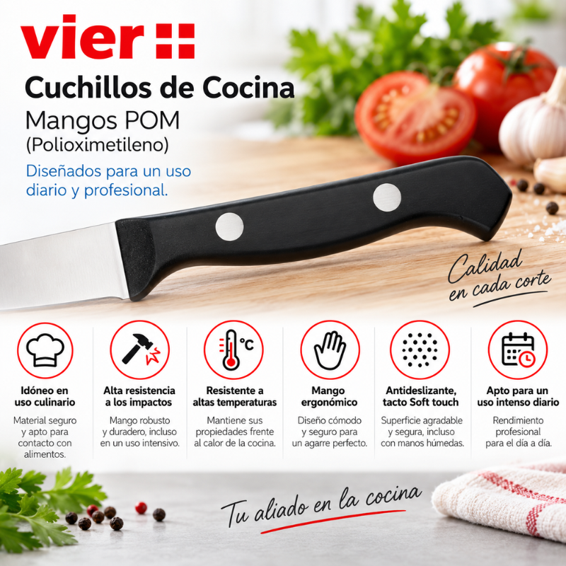 Cuchillo Chuletero Acero Inoxidable - 2454 - Imagen 2